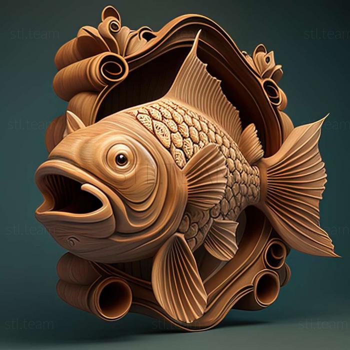 3D model Kallicht fish (STL)